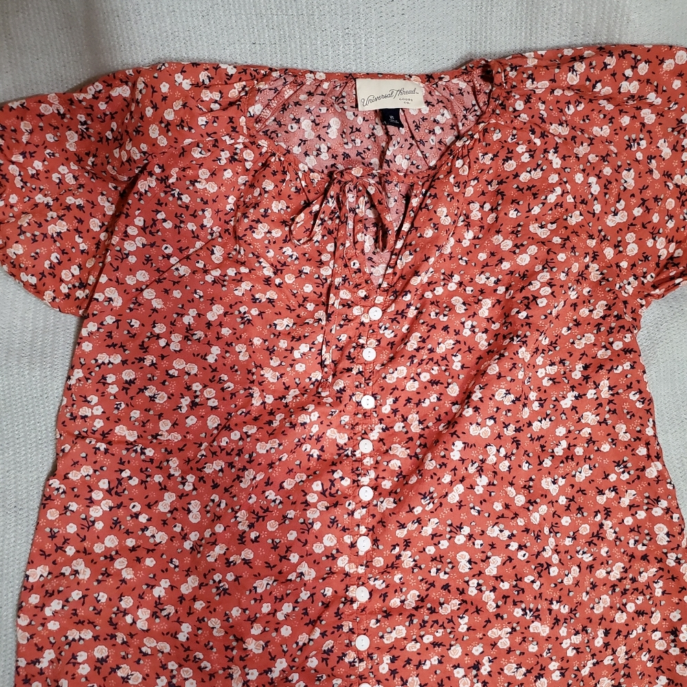 Red blouse